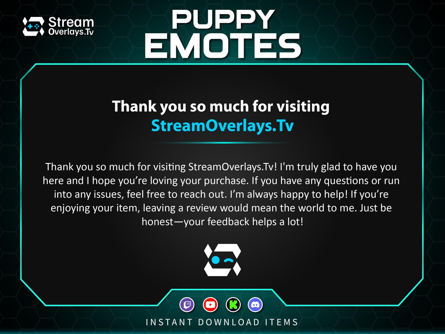 Dog Emotes Pack, Puppy Twitch Emotes, Cute Funny Dog Emote Bundle, Discord Twitch Streamer Emotes Set, Gaming Emotes Pack (Digital Download)