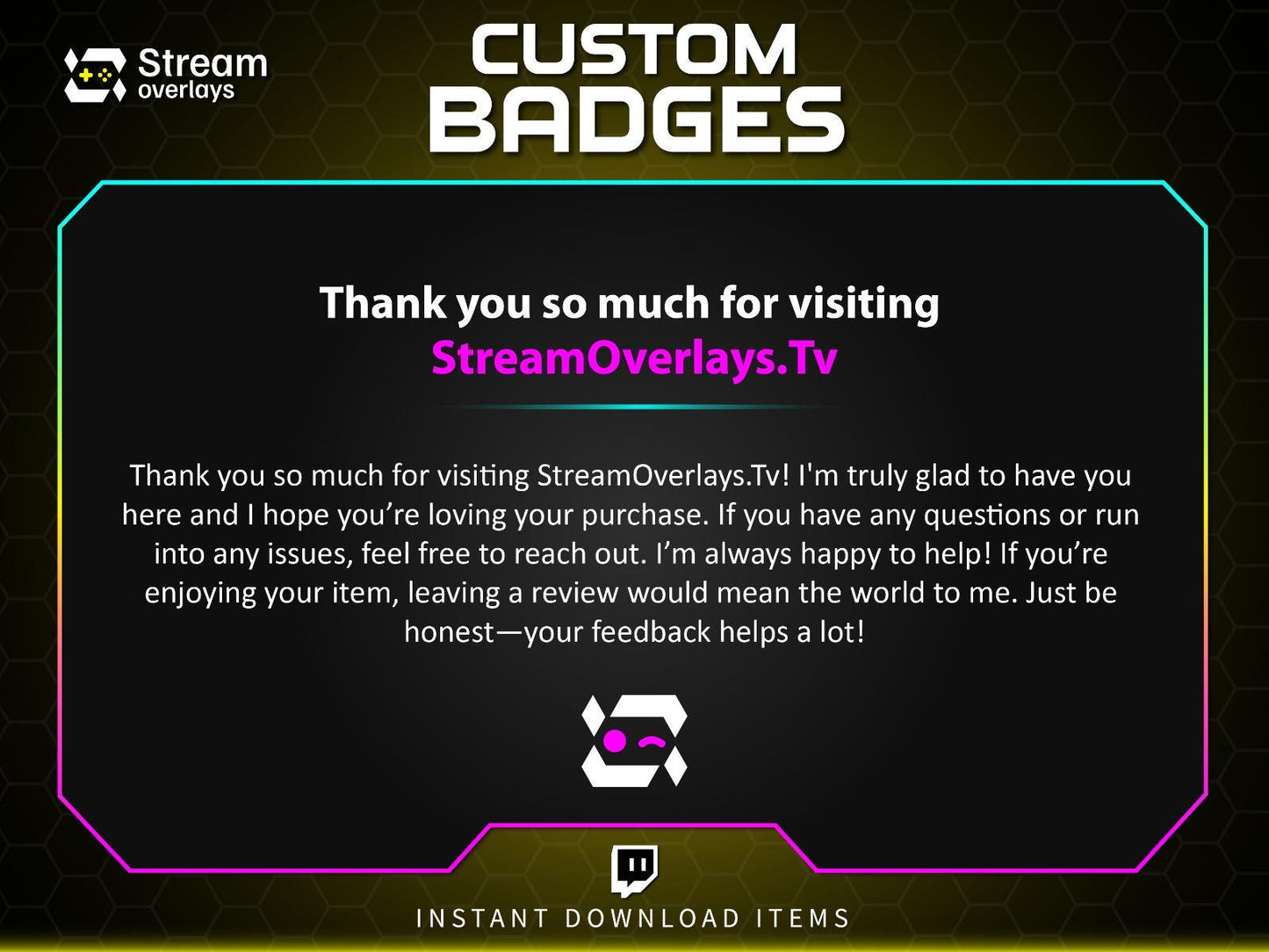 Twitch Subscriber Badges Set | Bright Numbered Sub Badges 1–96 | Colorful Square Sub Badge Pack | Streamer Loyalty Multi-Month Subscriptions