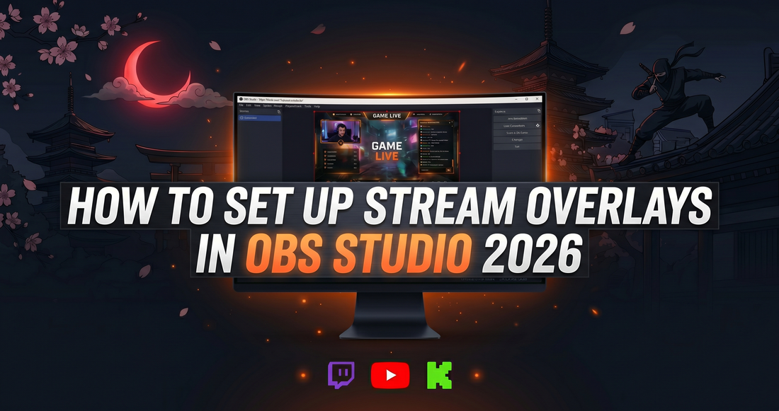 How to Set Up Animated Stream Overlays in OBS Studio & Streamlabs(Complete Guide 2026)