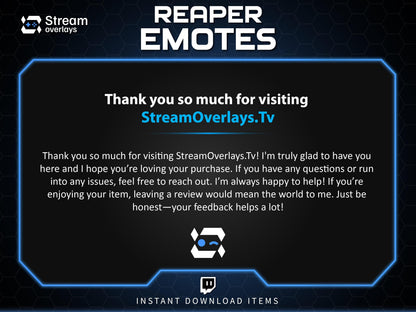 Cowboy Reaper Twitch Emotes Pack | Western Skeleton Skull Emotes for Discord, Kick, Youtube | Dark Gaming Emoji | Grim Reaper Streamer Pack