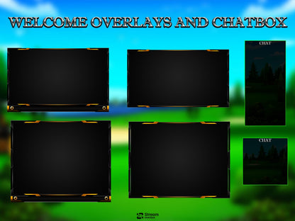 Golf Twitch Overlay Pack | Animated Sports Streaming Package | Stream Package | Gaming Alerts | Starting Soon | Kick Screens | OBS Studio