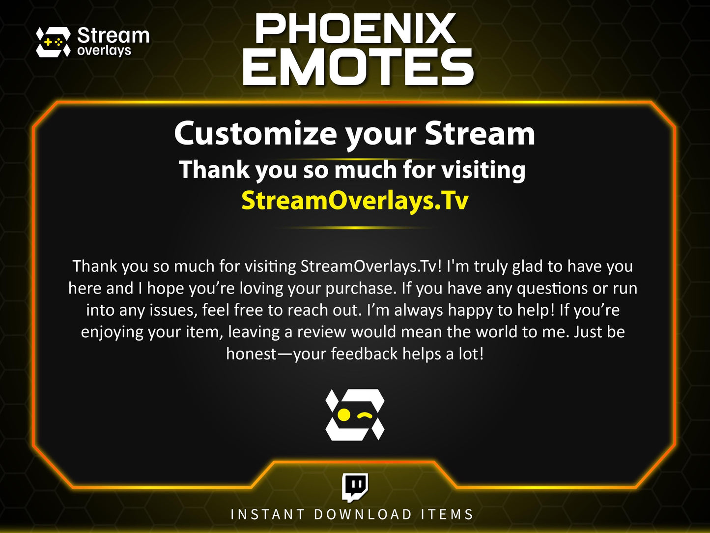 Majestic Phoenix Emotes & Stickers | Fiery Bird Orange Flame | Majestic Glory Phoenix Twitch Emotes for Streamers on Twitch and Discord