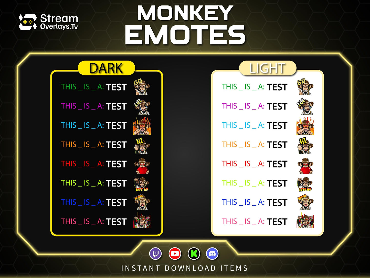 Cowboy Monkey Emotes, Farmer Chimp Emojis, Explorer Chimp Emote Pack, Gamer Ape Stickers,  Zoo Monkey Streamer, Twitch, Discord, Kick
