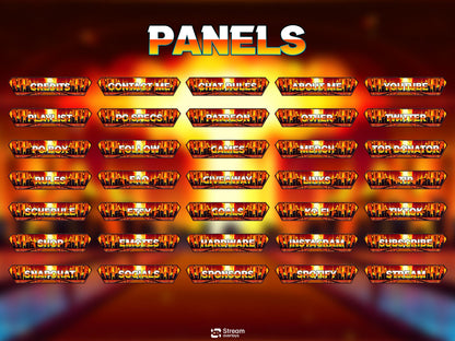 Atomic Explosion Stream Package, Nuclear Blast Twitch Overlay, Cyberpunk City Fire Overlays, Dystopian Stream Apocalypse City OBS Streamlabs