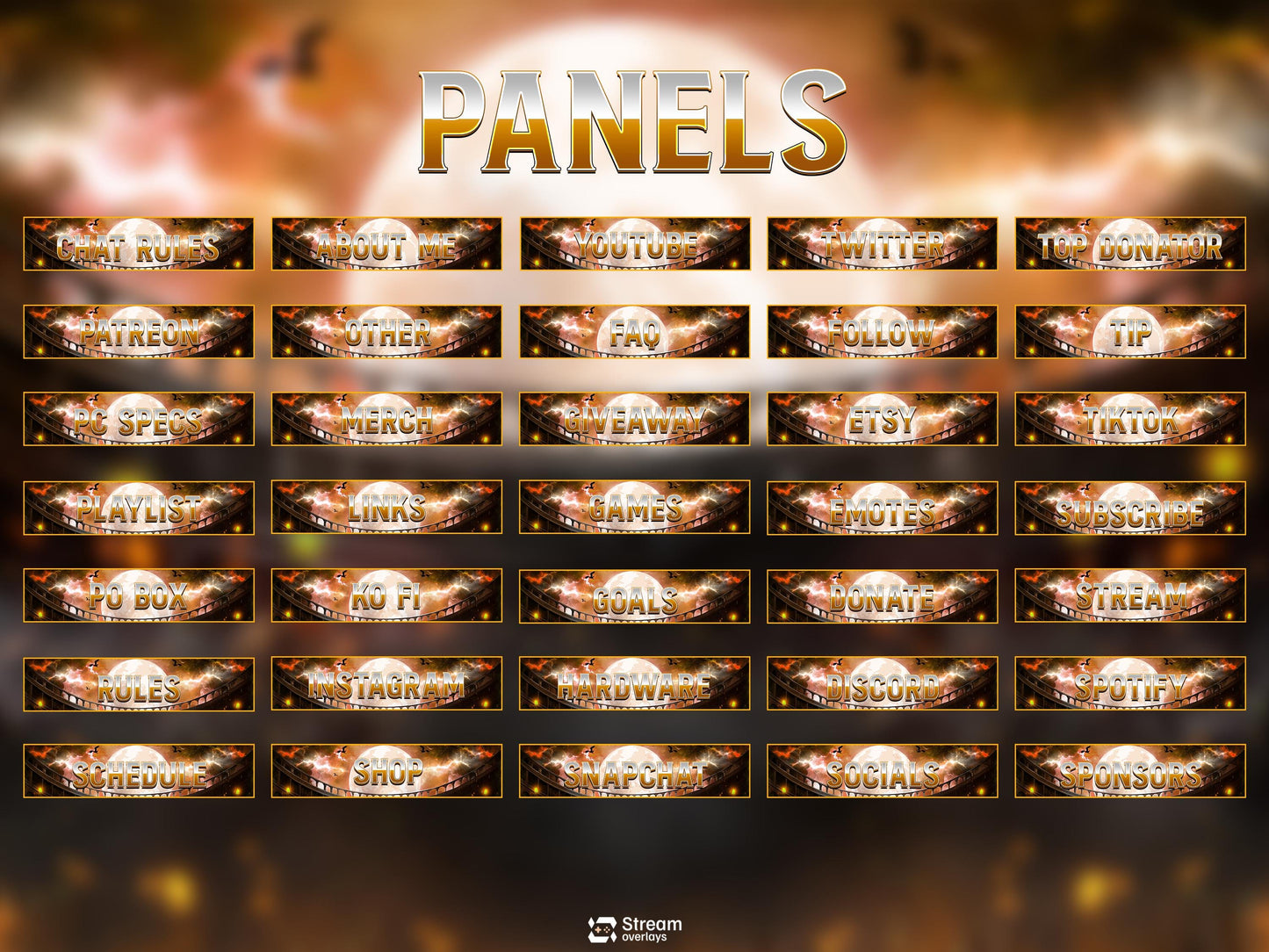 Gladiator Twitch Overlay | Animated Medieval Battle Stream | Warrior Arena Screens | Streaming Scenes | Gaming Panels | Streaming Alerts