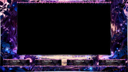 Sakura Forest Twitch Overlay Pack | Fantasy Woodland Stream Screens | Magical Anime Style | Animated Alerts & Facecam