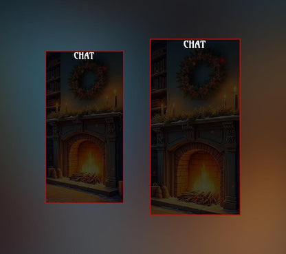 Cozy Christmas Twitch Overlay Pack | Winter Fireplace Stream Screens | Holiday Snow Scene | Animated Alerts & Facecam