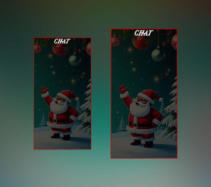 Christmas Stream Overlay Pack | Santa & Reindeer | Cozy Winter Twitch Bundle, Holiday Snow Scene | Animated Alerts | Stream Decorations