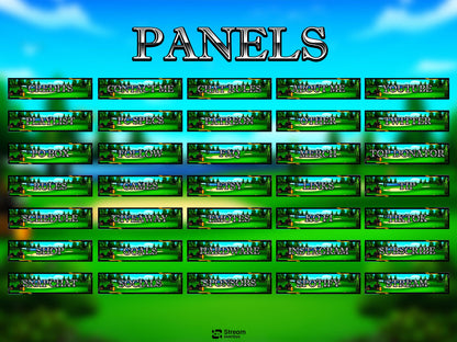 Golf Twitch Overlay Pack | Animated Sports Streaming Package | Stream Package | Gaming Alerts | Starting Soon | Kick Screens | OBS Studio