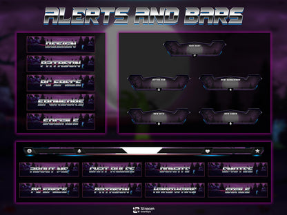 Zombie Twitch Overlay | Starting Soon BRB & Alerts | Animated Scenes | Dark Night Stream  | Spooky Graveyard | Dark Forest | Horror Theme
