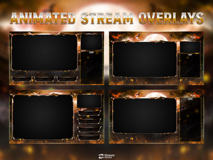 Gladiator Twitch Overlay | Animated Medieval Battle Stream | Warrior Arena Screens | Streaming Scenes | Gaming Panels | Streaming Alerts