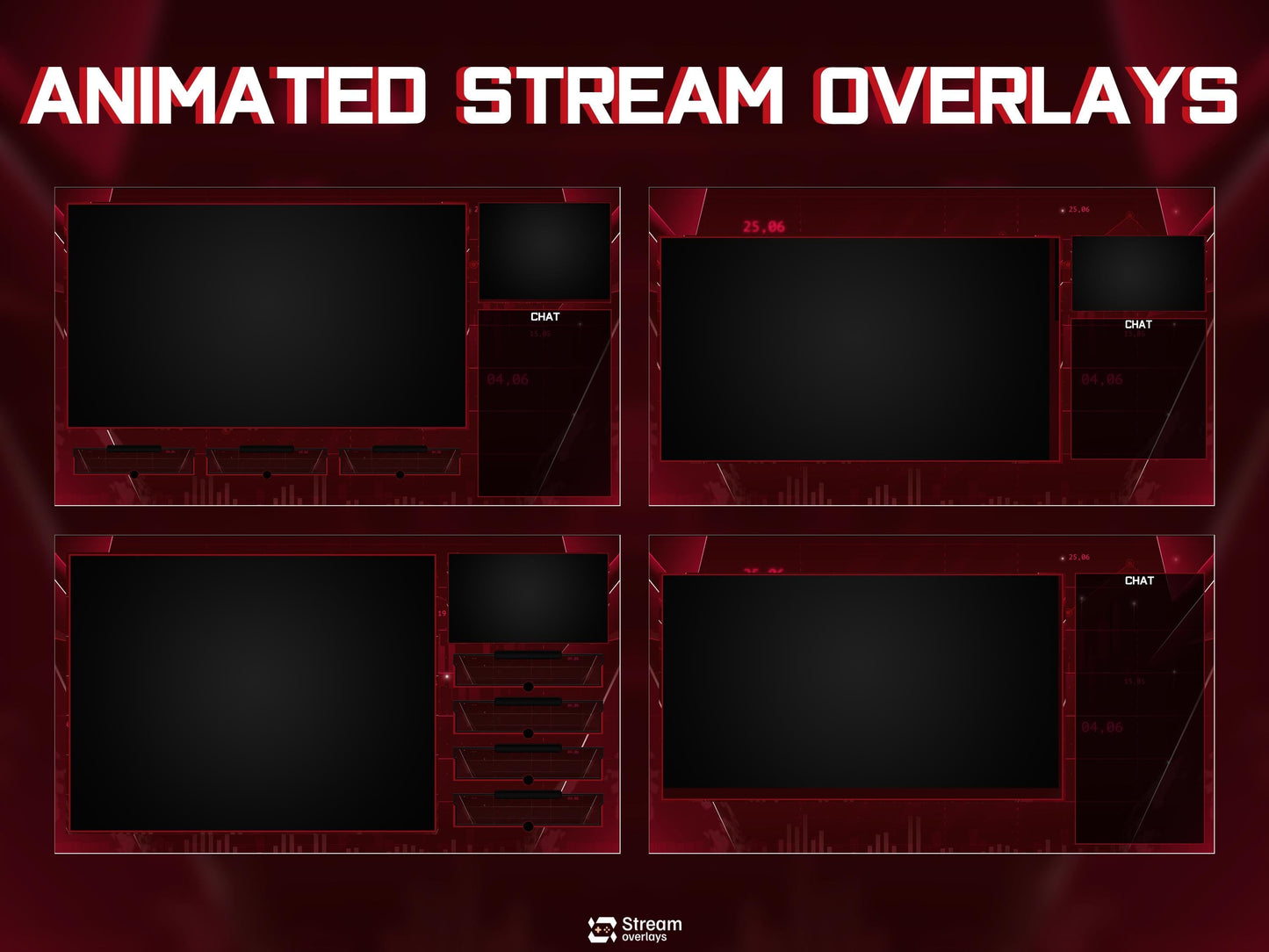 Trading Stream Overlay Pack | Animated Stock Market Screens | Crypto Finance Twitch | Wall Street Overlays | Forex Streamers | Kick Trader