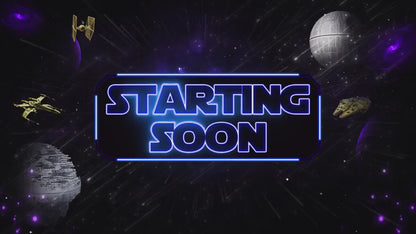 Space Twitch Overlay Pack | Animated Sci-Fi Stream Screens | Galaxy Streaming Package | gaming stream overlays | Streams Alerts | Streamlabs