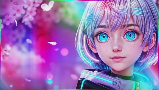 Anime Girl Twitch Overlay | Cute Streaming Pack | Sakura Stream Screen | Animated Overlays | Cherry Blossom Theme | Twitch Alert | Cozy Vibe