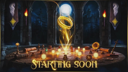 Ring of Lord Stream Overlay, Fantasy Magic Twitch Overlay, Medieval Castle Stream Screens, Mystic Fantasy Starting Soon Alerts Panels OBS