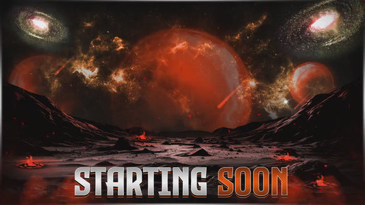 Galaxy Stream Overlay Pack | Animated planet screens | Cosmic Theme | Starting Soon BRB & Alerts | Animated Scenes | Gaming Panels | Sci Fi