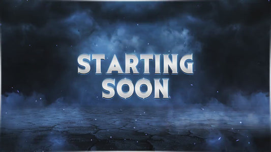 Blue Thunder Twitch Overlay | Lightning Streaming Pack | Electric Animated Scenes, Blue Smoke Streams, Twitch Alerts, Starting Soon Power