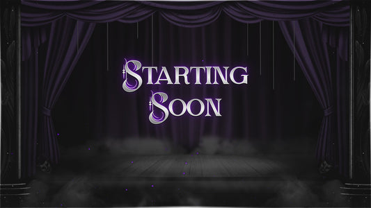 Elegant Theater Twitch Overlay Pack | Animated Dark Stage Curtain Stream Package, OBS Overlay, Twitch Panels, Stream Alerts | Kick & YouTube