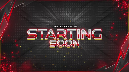 Tech Twitch Overlay | Modern Red Streaming Pack | Animated Stream Package | Streams Scenes | Gaming Panels | Stream Alerts | Gaming Overlay